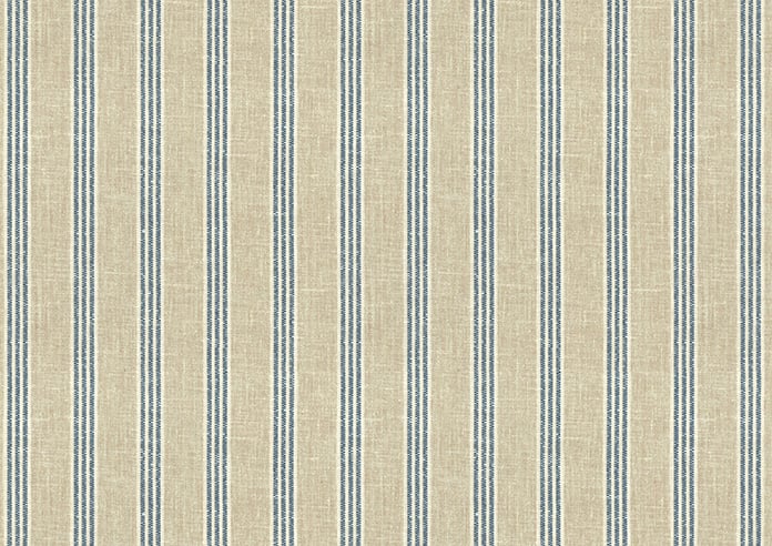Emily Bond George Stripe, Indigo - Twist&Fit Roman Blind - Image 8